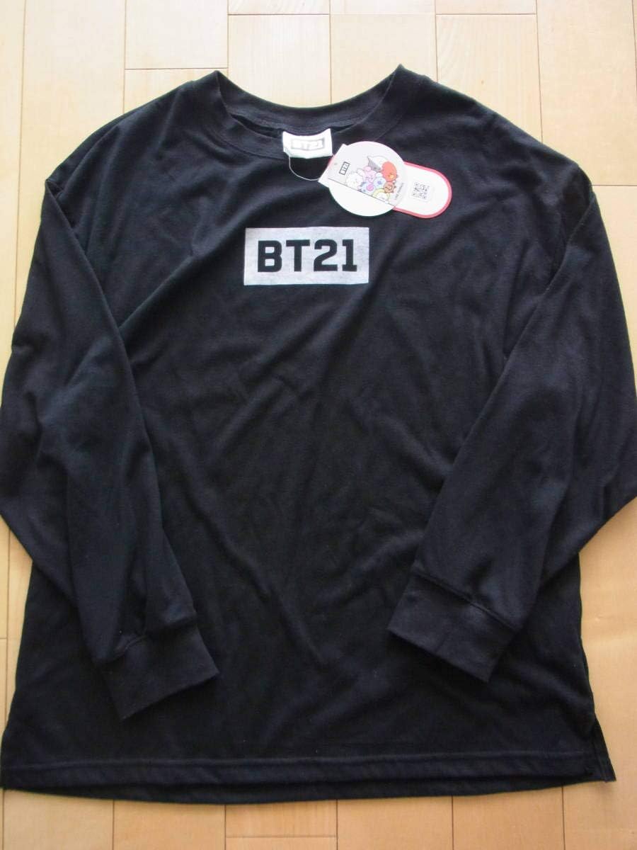 Amazon レディースm ｂｔ２１ しまむら 長袖tシャツ 黒 ｂｔｓ 防弾少年団 アイドル 芸能人グッズ 通販