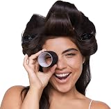 Kitsch Ceramic Thermal Hair Rollers Self Grip Curlers 8 Pcs Black view 5