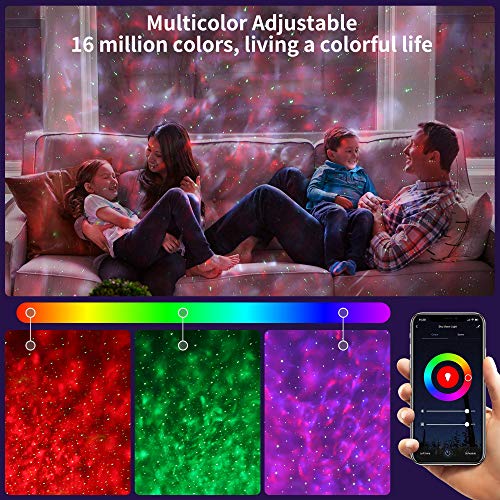 Night Light Projector & Skylight Projector, 4 in 1 Smart Light