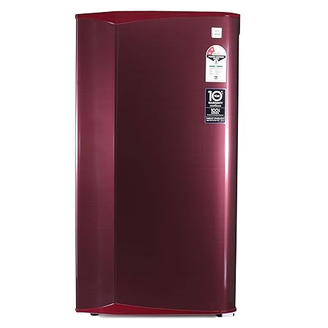 Godrej 181 L 2 Star Direct-Cool Single Door Refrigerator (RD AXIS 196B 23 WRF ST WN, Steel Wine)