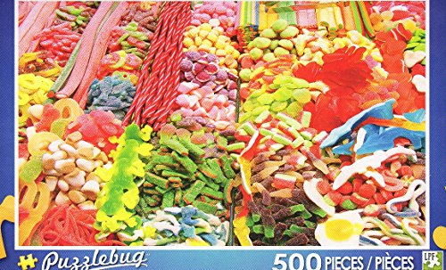 Candy Stand at Boqueria Market in Barselona, Spain - Puzzlebug 500 Piece Jigsaw Puzzle