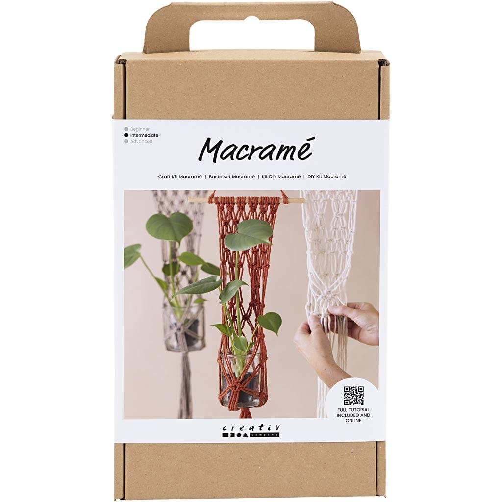 Craft Kit Macramé, Flower Hanger, 1 Pack