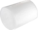 Straame Large Bubble Wrap Roll 300mm x 25m Perforated Clear UK Made view 1