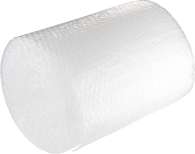 Straame Large Bubble Wrap Roll 300mm x 25m Perforated Clear UK Made