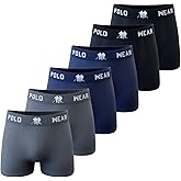 Polo Wear Men's Underwear 6-Pack Microfiber Low Rise Trunks Breathable Assorted Colors Multipack