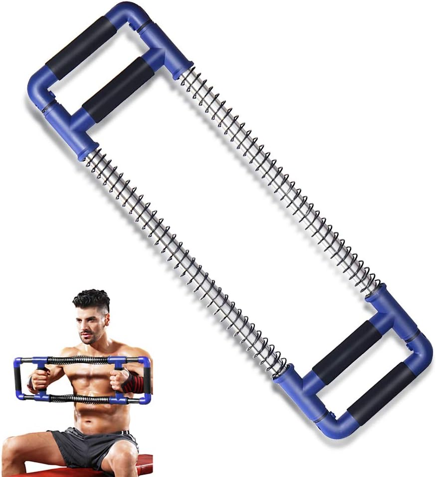 Dinsam Top Push Down Bar - Chest Expander for Home & Gyms, Total Upper Body Workout Equipment Exercise Chest, Shoulders and Arm Builder Fitness Equipment