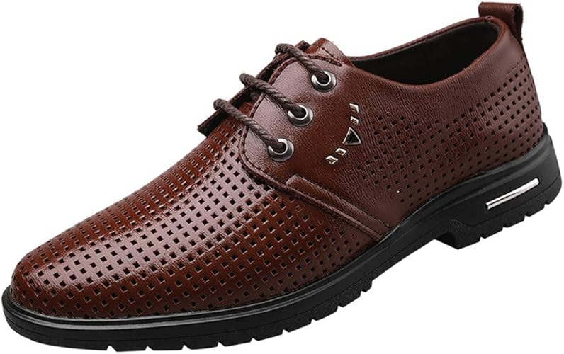 Amazon メンズ 靴 Yindaity シューズ ビジネス 革靴 ビジネスシューズ メンズ ファッション 人気 レースアップ ウォーキング 通気性 ドレスシューズ 営業マン ビジネスマン 男子 仕事 就活靴 メンズシューズ 冠婚葬祭 おおきいサイズ レースアップシューズ
