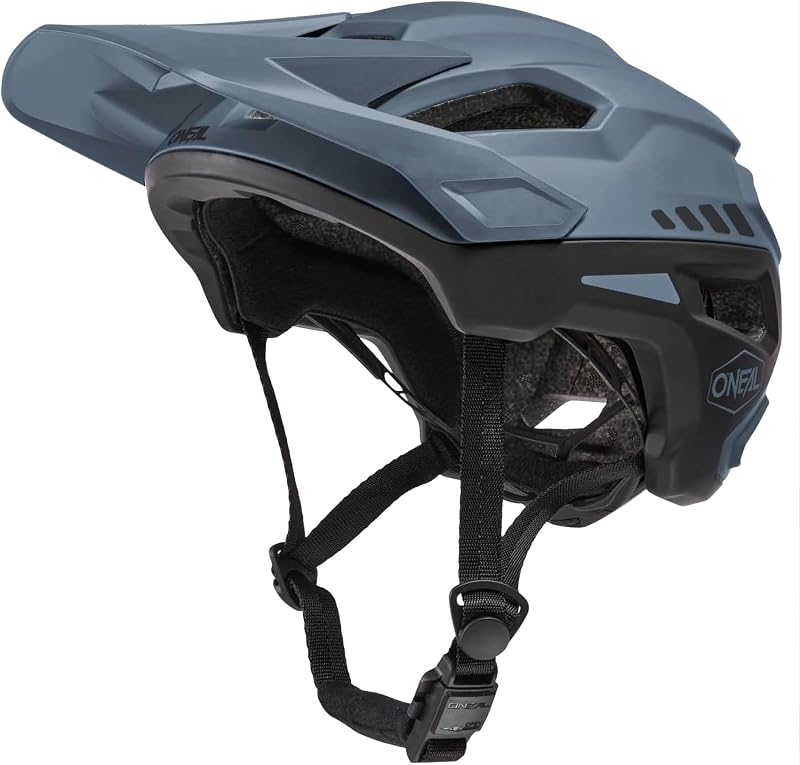 Casque de Vélo I Casque VTT Dynamique avec de Larges Trous d'Aération I Norme de Sécurité EN1078 I Trailfinder Helmet Split V.20 I Casque Vélo Homme et Femme | Gris/Noir | Taille L/XL
