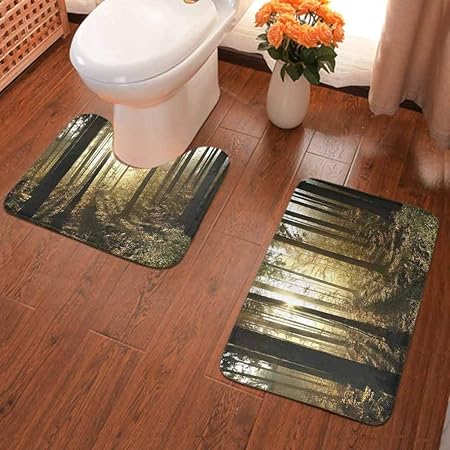Alfombra de baño antideslizante, absorbente, superacogedora, con diseño