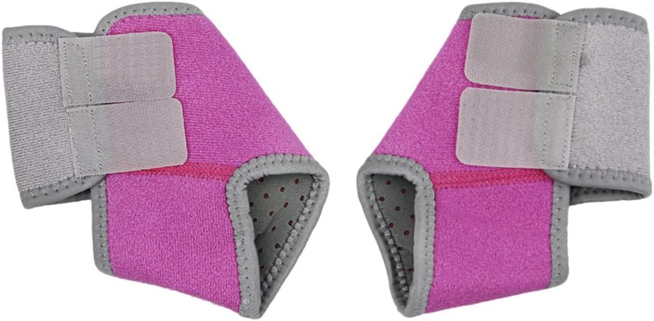 2 Pack Kids Child Adjustable Nonslip Ankle Tendon Compression Brace Sports Dance Foot Support Stabilizer Wraps Protector Guard for Injury Prevention & Protection for Sprains, Sore or Weak Ankles: Health & Personal Care