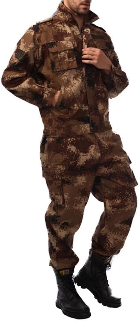 Amazon Catsobat サバゲー 戦闘服 迷彩服 上下セット メンズ レディース デジタル迷彩 M 戦闘服 通販