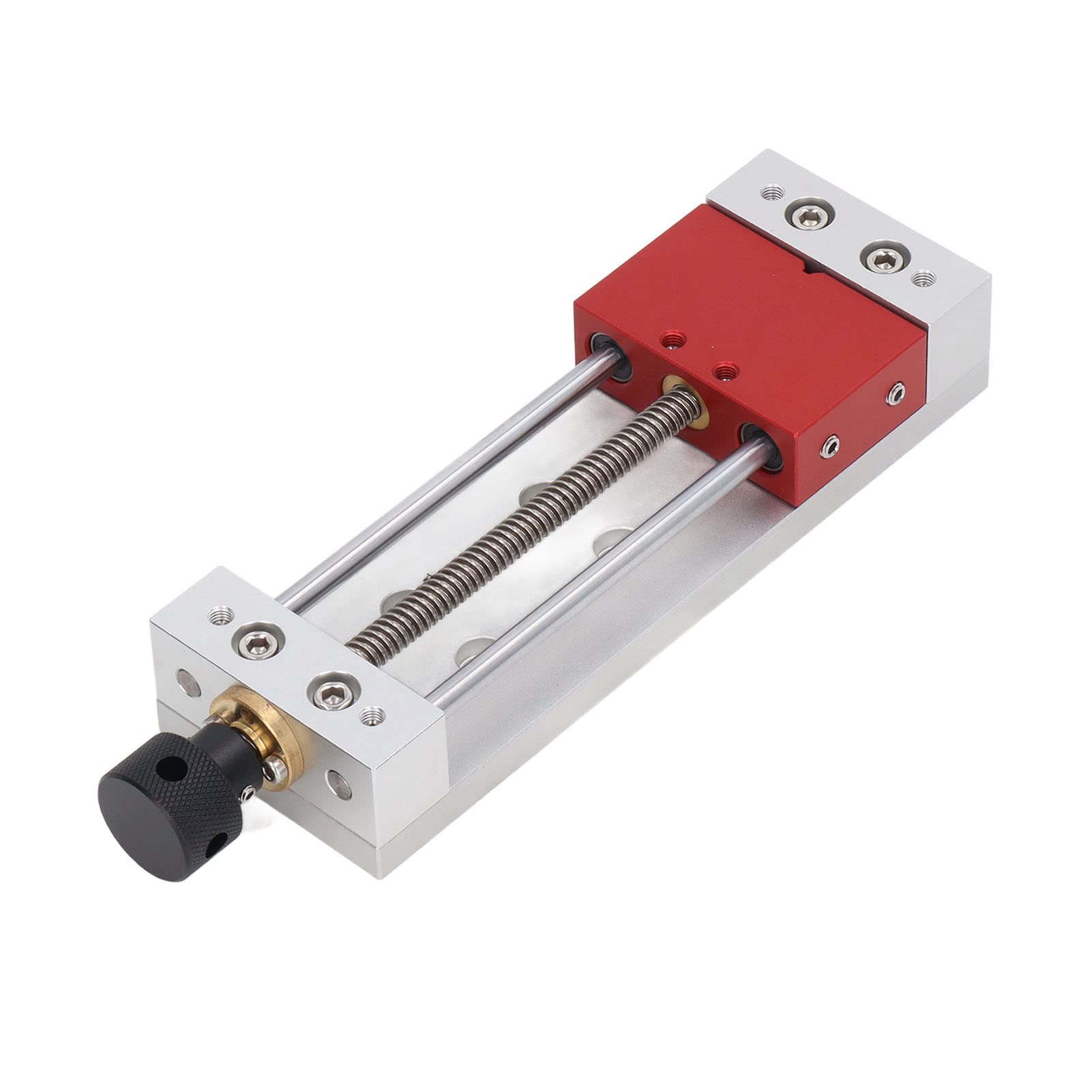 0-100mm Clamping Range Aluminium Alloy Bench Vice, Mini Drill Press Vice with Clamp Opening Parallel Table Vise Press Machine Vise Carving Bed Tool Fixing Tool, Thickened