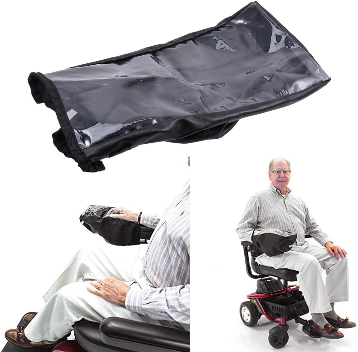 Healifty Waterproof Electric Wheelchair Control Panel Cover Chair Controller Shield for Hospital Outdoor Use with Easy Installation - Image 5