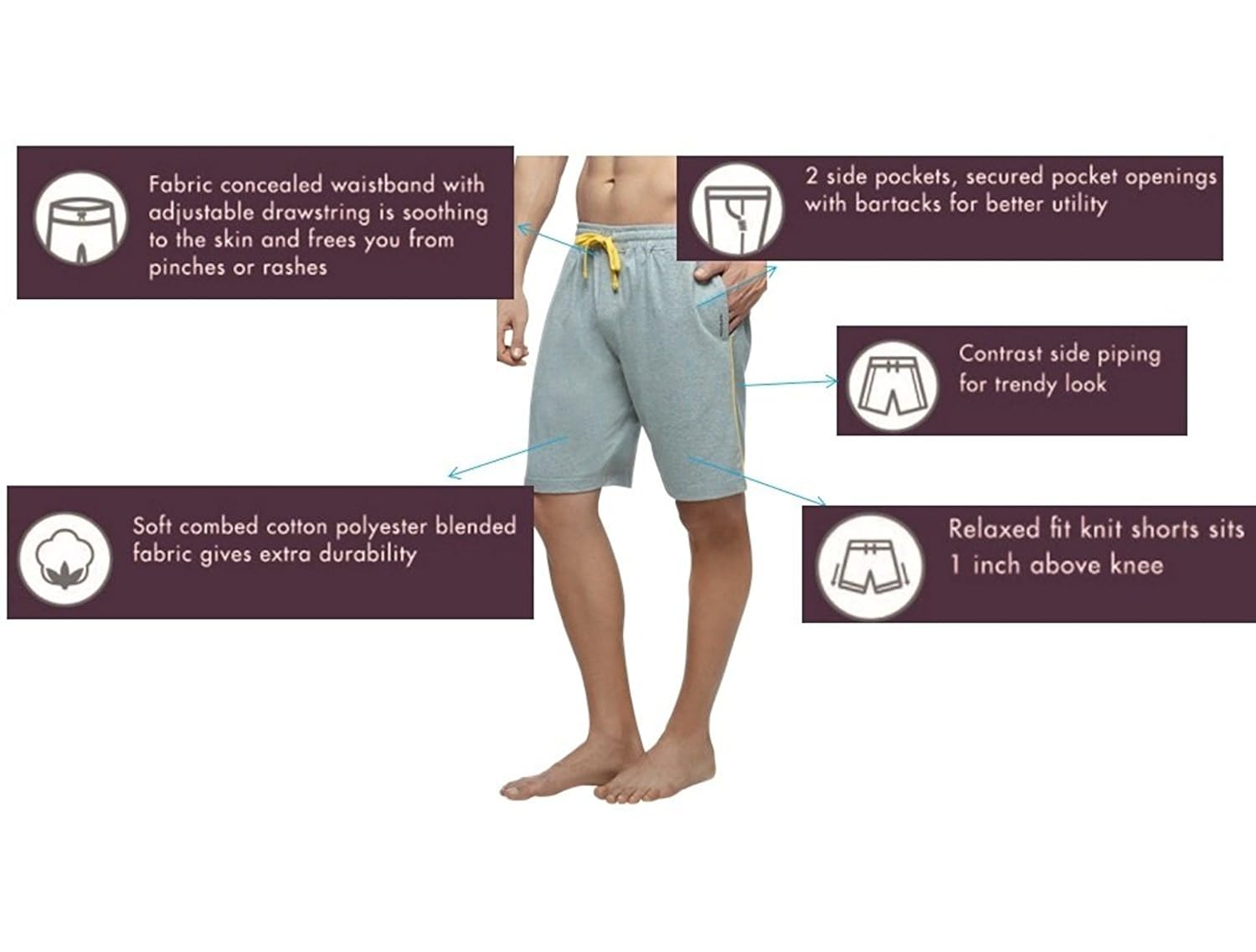 trinity jeans company style smart shorts