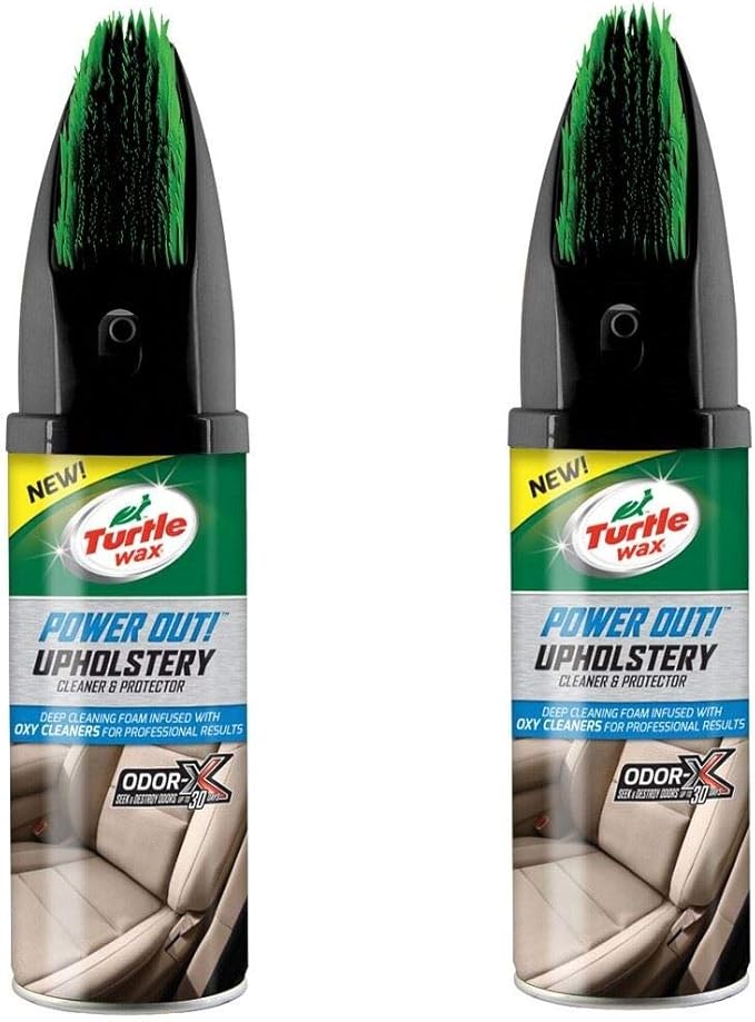 Turtle Wax 52736 Power Out Car Interior Upholstery Seat Cleaner Stain