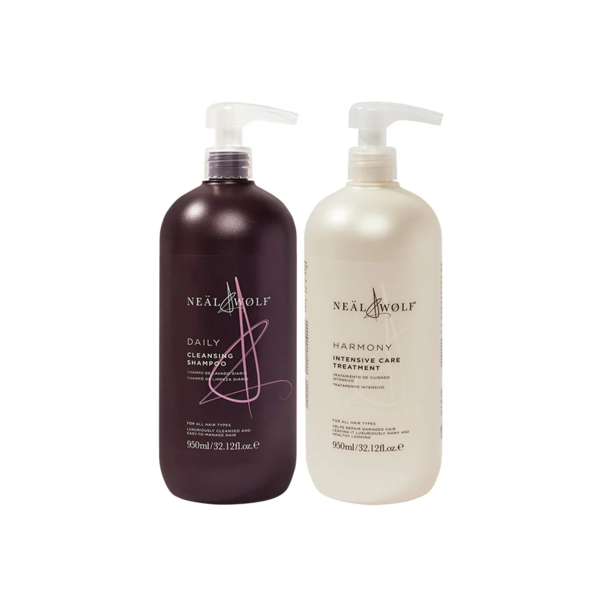 Neal & Wolf Cleanse & Treat Shampoo & Conditioner Duo 950ml