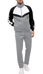 Track Suits for Men Sets with Full Zipper Sports