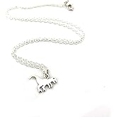 Sterling Silver T-Rex Necklace – Handmade Dinosaur Jewelry, Dainty Science Gift for Her
