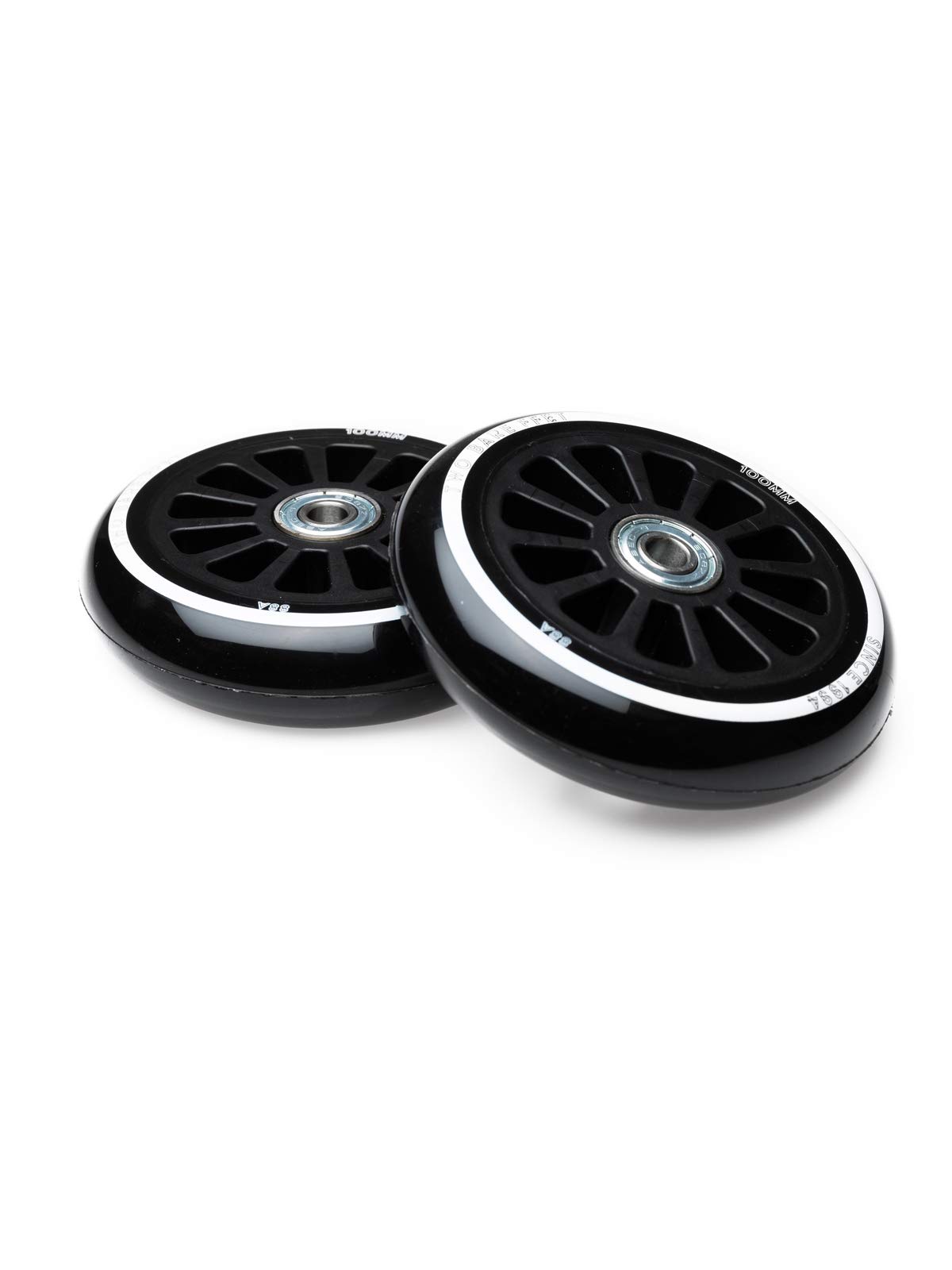 TBF Stunt Scooter Wheels - ABEC 9 Bearings Black (Pair) — image 1