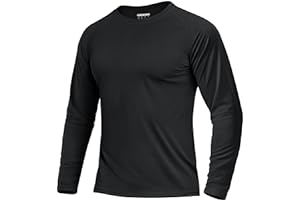 Boladeci Men's UPF 50+ Sun Protection UV SPF Shirts Long Sleeve Lightweight Quick Dry Swim T-Shirts Rash Guard