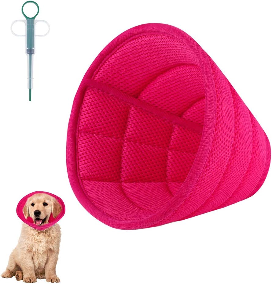 AIM Cloudbed Breathable Dog Cone Adjustable Mesh ECollar Protective