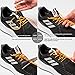 RJ-Sport Elastic No Tie Shoelaces - Quick to Install No Tie Shoelaces for Adult (Number 022 - Brown with Pattern)