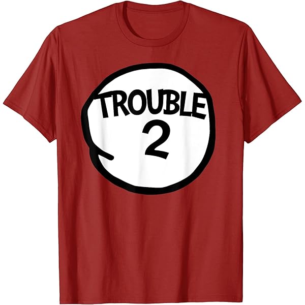 Amazon.com: Trouble 1 t-shirt Funny Trouble One Matching Group Trouble 1  T-Shirt : Clothing, Shoes \u0026 Jewelry