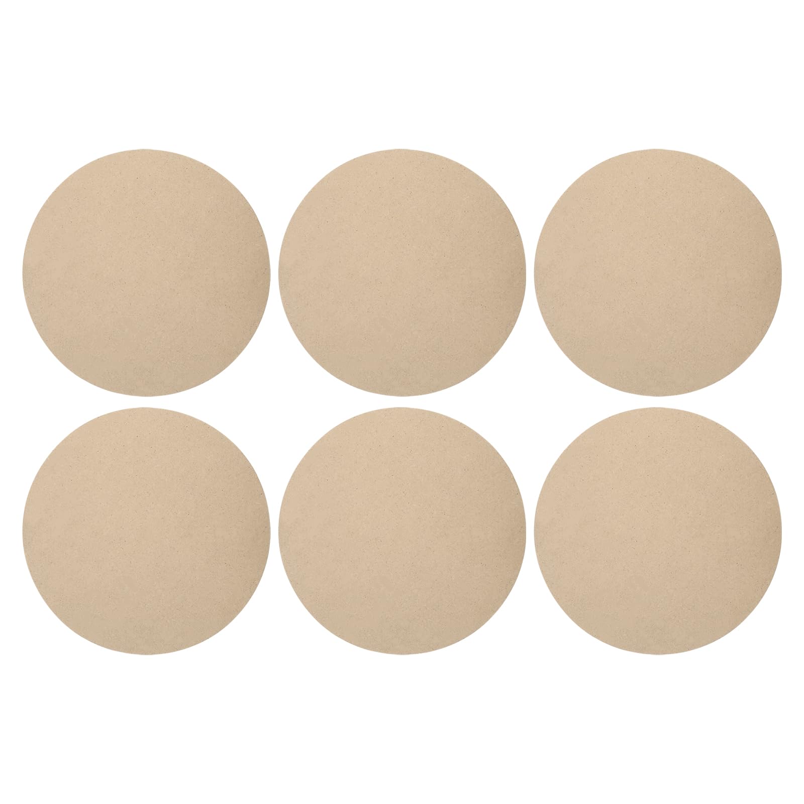 PATIKIL 10" Round Pottery Wheel Bat 6 Pack 0.4" Thickness for Pottery Wheel Clay Throwing and Ceramics