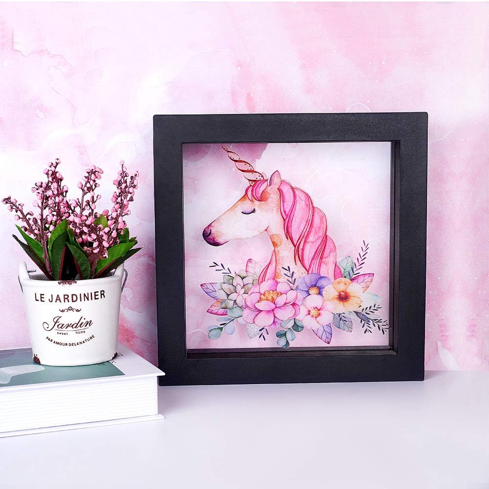 Unicorn Night Light Unicorn Gift Christmas Gifts LED Wall Hanging 3D Luminous Lamp Party Supplies USB/Battery Operated Illusion Lamp Living Room Bedroom Party Decoration,Birthday Gifts for Girls