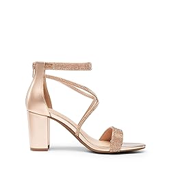 DREAM PAIRS Women's Chunk Low Heel Pump