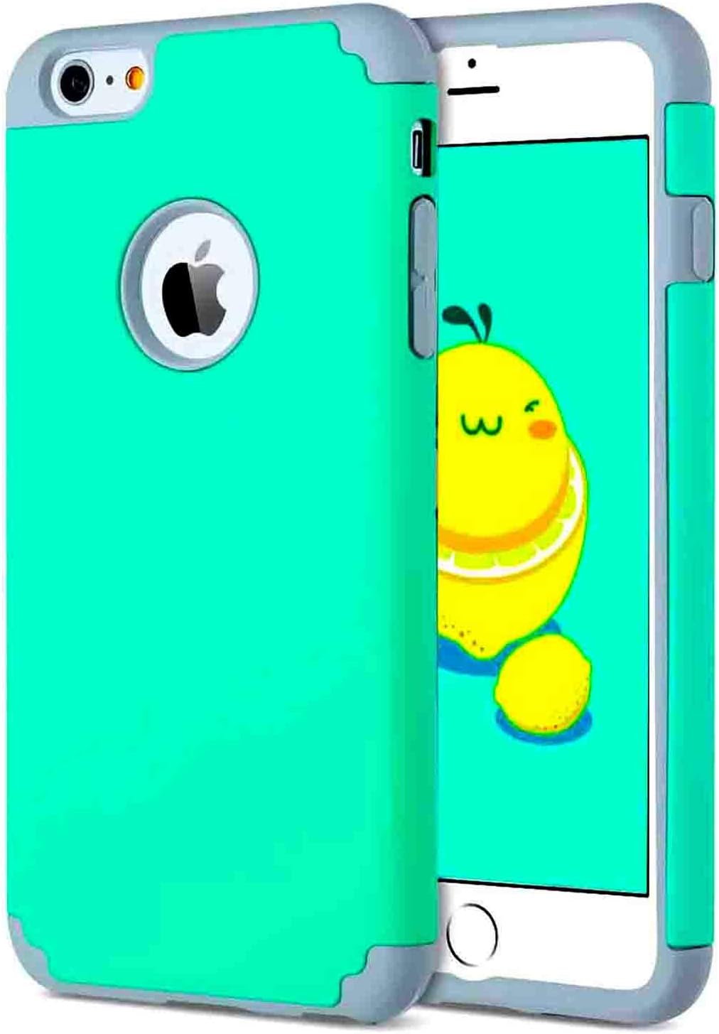 CaseHQ Slim Case for iPhone 7/8 4.7" cell phone, Extreme Impact Protection Heavy Duty Dual layer PC Rugged Bumper Drop Protection Scratch Resistant cover for Apple iPhone 7/8 4.7 inch tear/gray