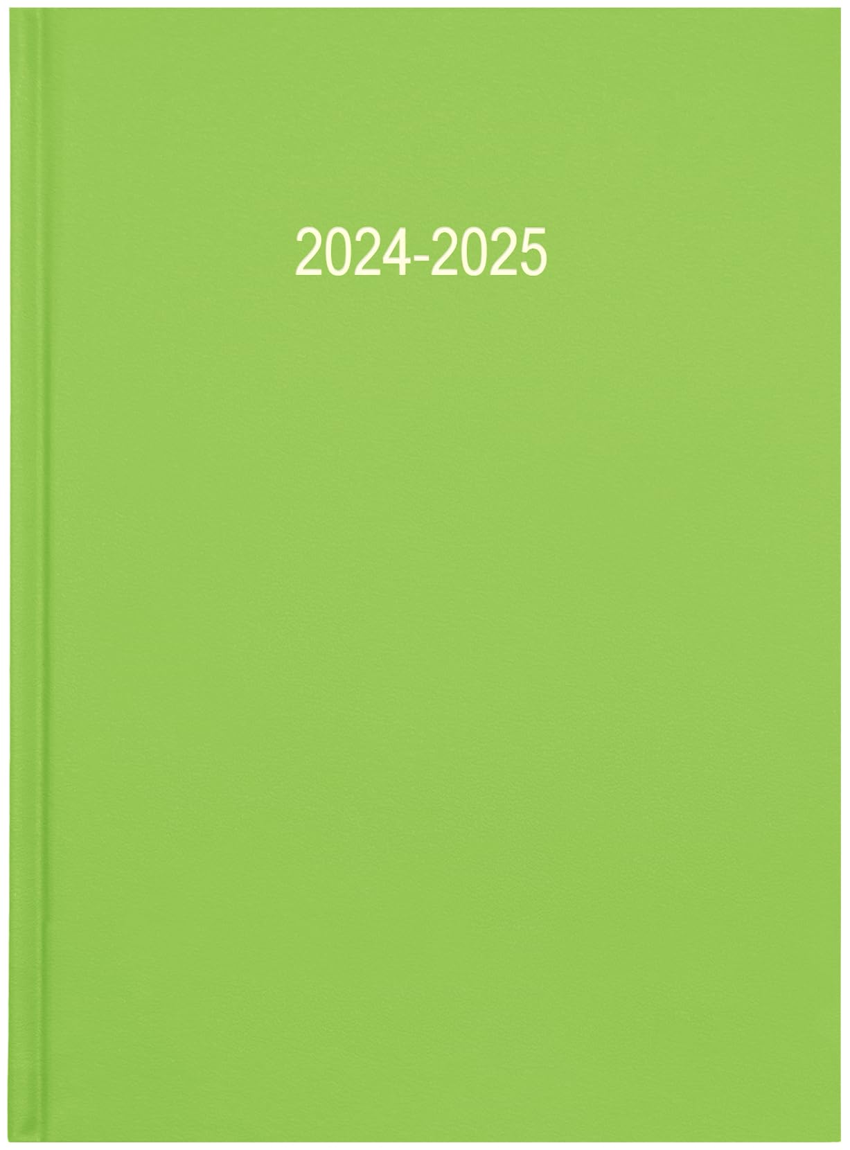 Star Note 2024-2025 A5 Page a Day Academic Diary School Planner Student Oragniser - Lime Green