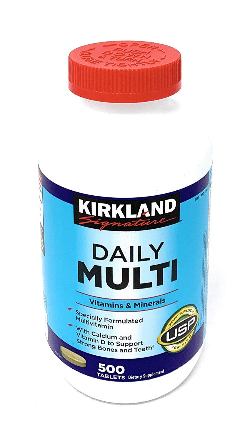 Daily Multi Vitamins & Minerals 500 Tablets Kirkland Signature™ Buy
