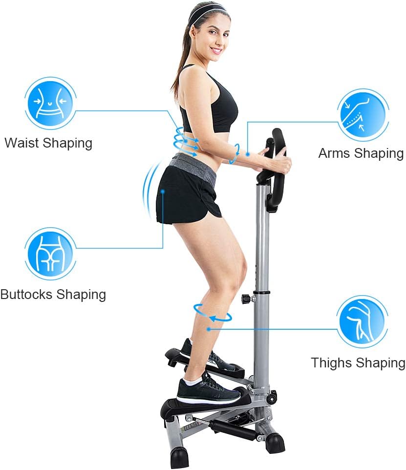 step and twist exercise machine