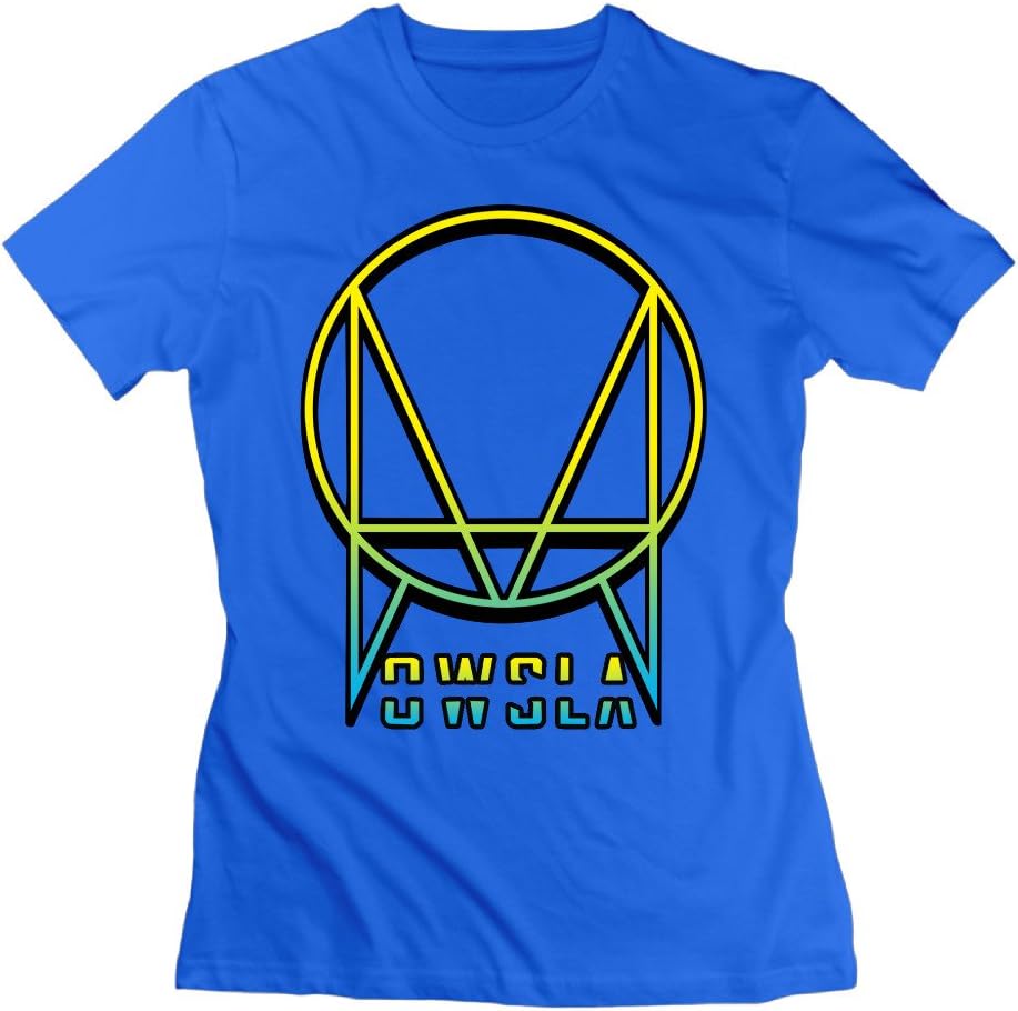 XIWANG Women's Owsla Logo O-Neck T Shirt