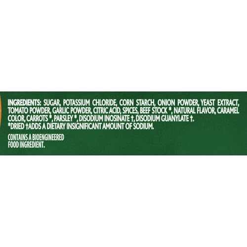 KNORR ZERO SALT POWDER BOUILLON NATURAL BEEF FLAVOR BOUILLON FOR SAUCES, GRAVIES AND SOUPS, WITH NO ARTIFICIAL FLAVORS OR PRESERVATIVES 2.6 OZ