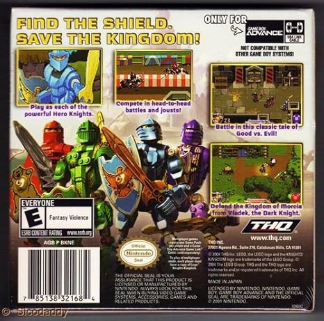 Lego Knights Kingdom (GBA) [Game Boy Advance] - Game ...