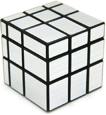 CocoRio Mirror Cube 3x3 Rubik Cube High Speed Brainstorming Puzzle Game Toy (Silver)
