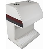 Horizon Manufacturing Premium Series Pontoon Captain, Steering Stand 3005-AAEC White/Red/Charcoal