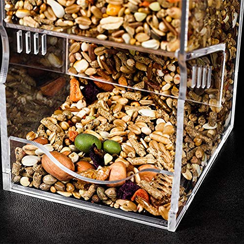 Zzwarehouse Caged Bird Feeder Hanger For Outside Pet Bird Feeder