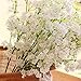 Nnty Gluck 12pcs Artificial Flowers Gypsophila Baby's Breath Bouquet Silk Baby Breath Flowers for Home Wedding Party Decorations Pretty Flowers