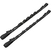 Booms Fishing VRC Vehicle Rod Carrier, Car Fishing Rod Holder, 2 Nylon Straps Adjustable Range 31.5 "-59", Fishing Pole Roof Rack Store 5 Poles Max, For vehicles with 4 Roof Grab Handles Only