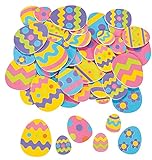 Easter Egg Shapes - Art & Craft Supplies (500 Pieces) 3/4