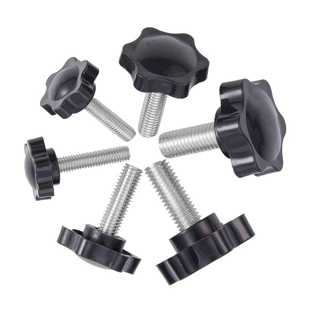 INCREWAY 24pcs Thumb Screw, M6/M8/M10x25mm Star Head Knob Tightening Screw Thumbscrew — image 1