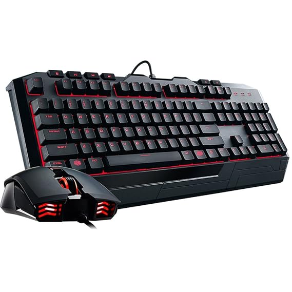 Cooler Master CM Storm Devastator II (Gaming KB+Maus) Gaming Tastatur und Maus Bundle (rot)German KB Layout