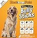 Best For My Pets Odor Free Bully Sticks, Long-Lasting Chews to Keep Puppies and Dogs Happily Busy, All-Natural Fully Digestible, 6-Inch Long, 8-Ounce Bag