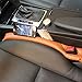 ChiTronic Car Vehicle Seat Hand Brake Gap Filler Pad PU Leather - Set of 2,Beige