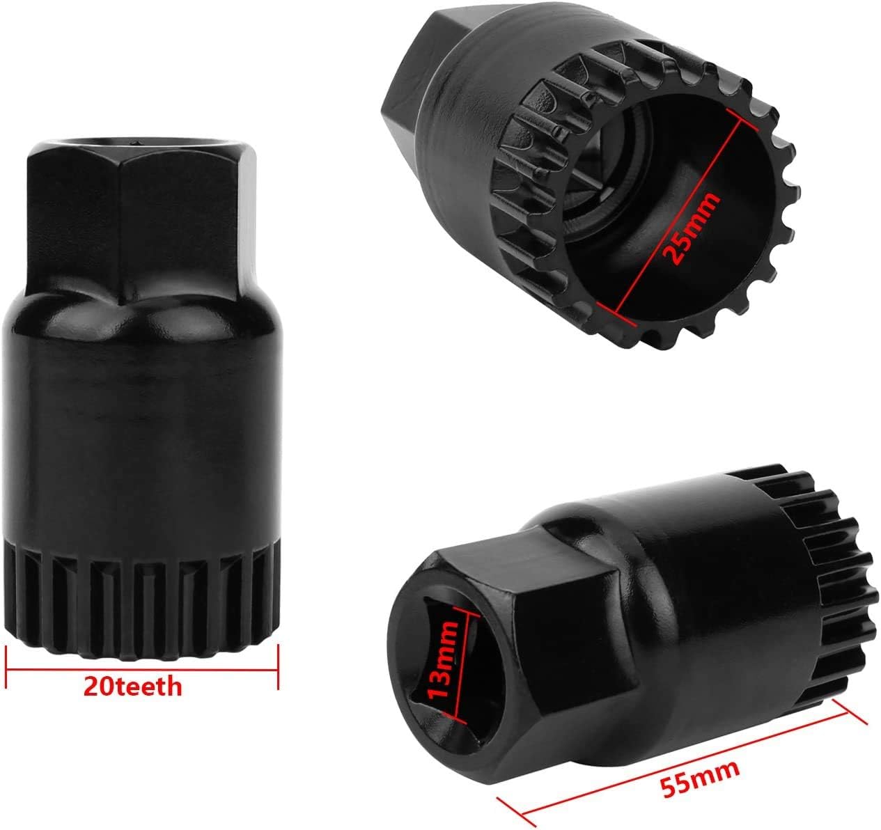 Oumers Bike Crank Extractor and Bottom Bracket Remover with 16mm Spanner Wrench, Bicycle Crank Removal Tool Crank Puller Tool-Bike Crank Arm Remover Spanner Repair Tools Kit : Sports & Outdoors