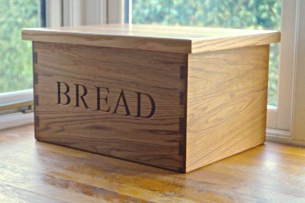 Wooden Bread Bin Amazon.co.uk Handmade