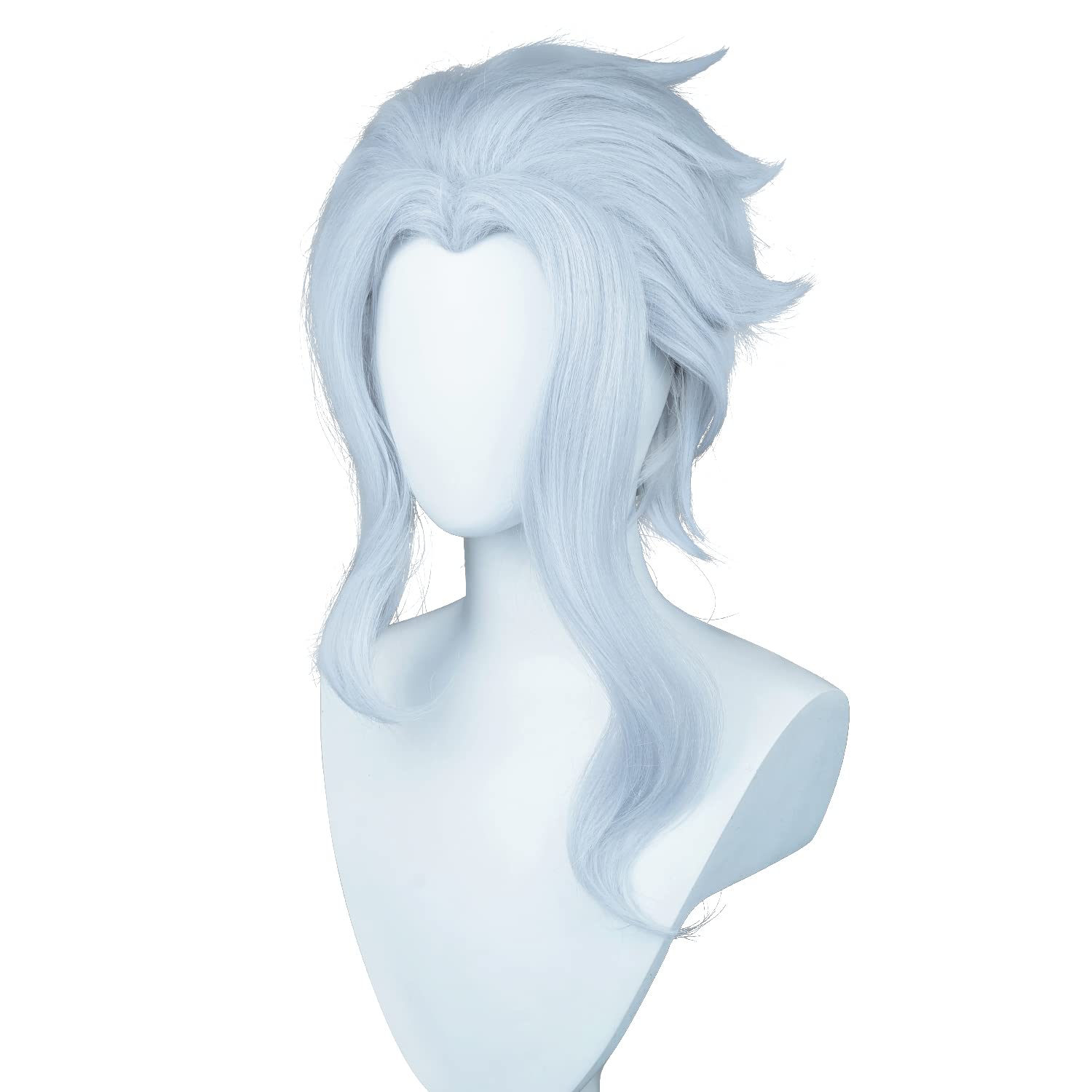 Sky Blue Cosplay Wig with Heat Resisitant Synthetic Costume Hairs for Women Men Halloween Christmas Cos Anime Party Replacement Wigs โ image 1
